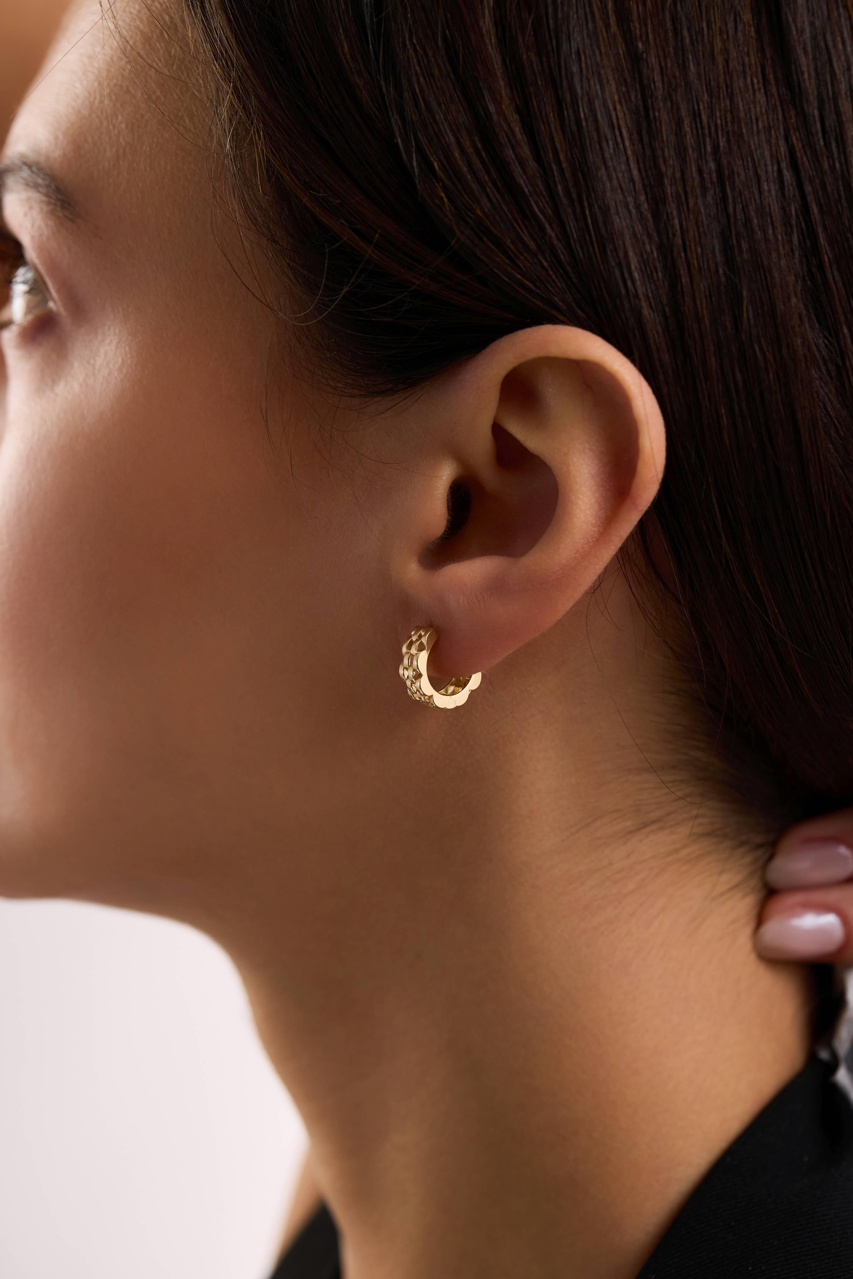 14 Ayar Altın Halka Küpe (Küçük)