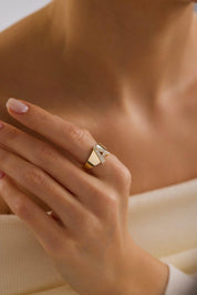 14 Ayar Altın Harf Yüzük