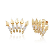 14 Ayar Altın Hera Küpe