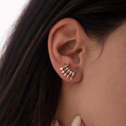 14 Ayar Altın Hera Küpe