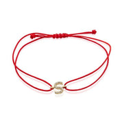 14 Ayar Altın İpli Harf Bileklik