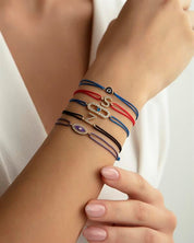 14 Ayar Altın İpli Harf Bileklik