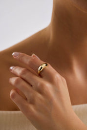 14 Ayar Altın Kalemli Yüzük