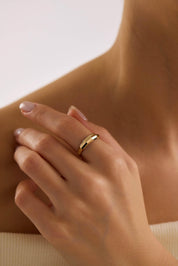 14 Ayar Altın Kalemli Yüzük