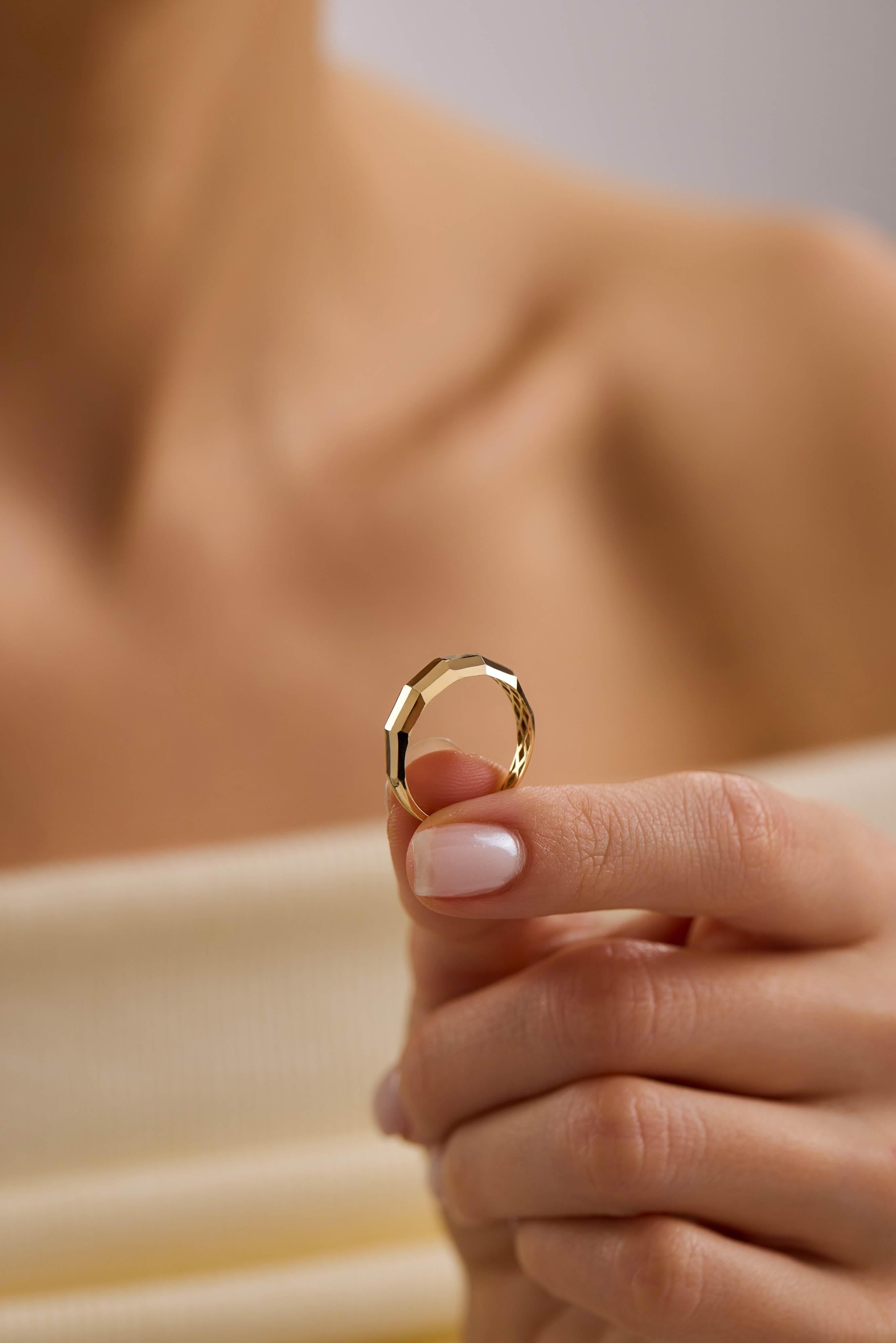 14 Ayar Altın Kalemli Yüzük