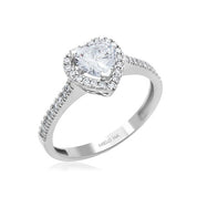 14 Ayar Altın Kalp Yüzük