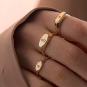 14 Ayar Altın Kişiselleştirilmiş Artemis Yüzük