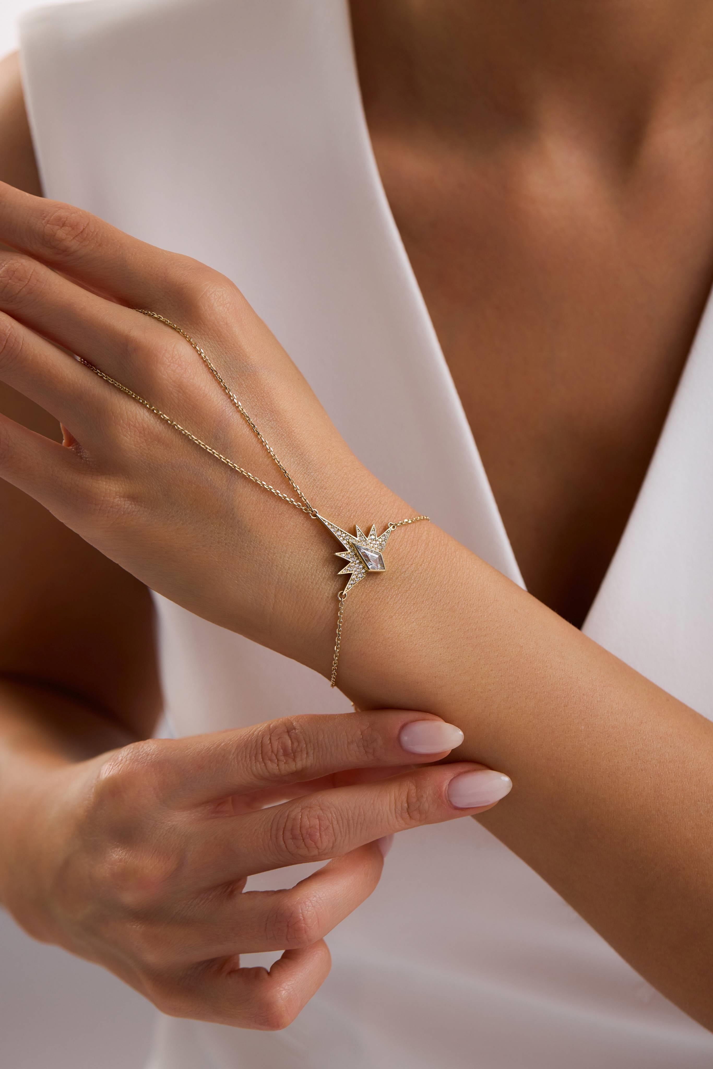 14 Ayar Altın Kutup Yıldızı Şahmeran