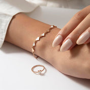 14 Ayar Altın Love Mineli Bileklik