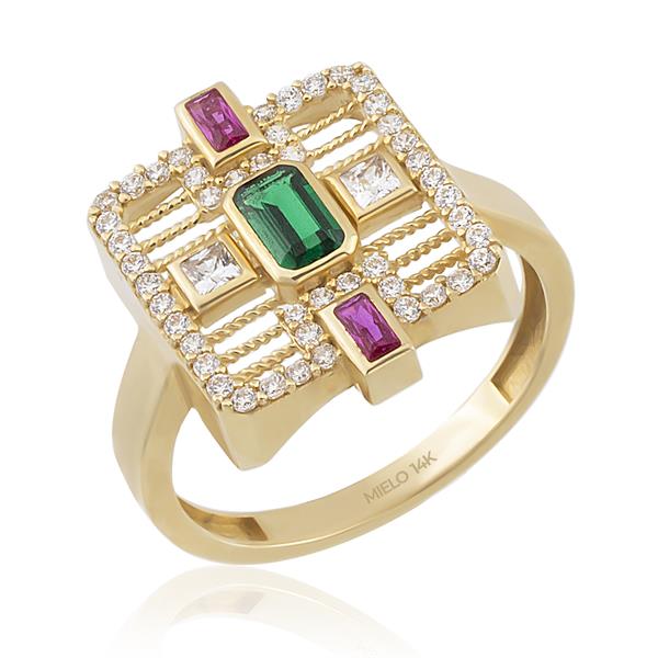 14 Ayar Altın Maria Yüzük