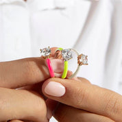 14 Ayar Altın Mineli Tektaş Yüzük