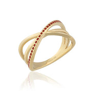 14 Ayar Altın Mineli Yüzük