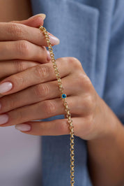 14 Ayar Altın Nazar Bileklik