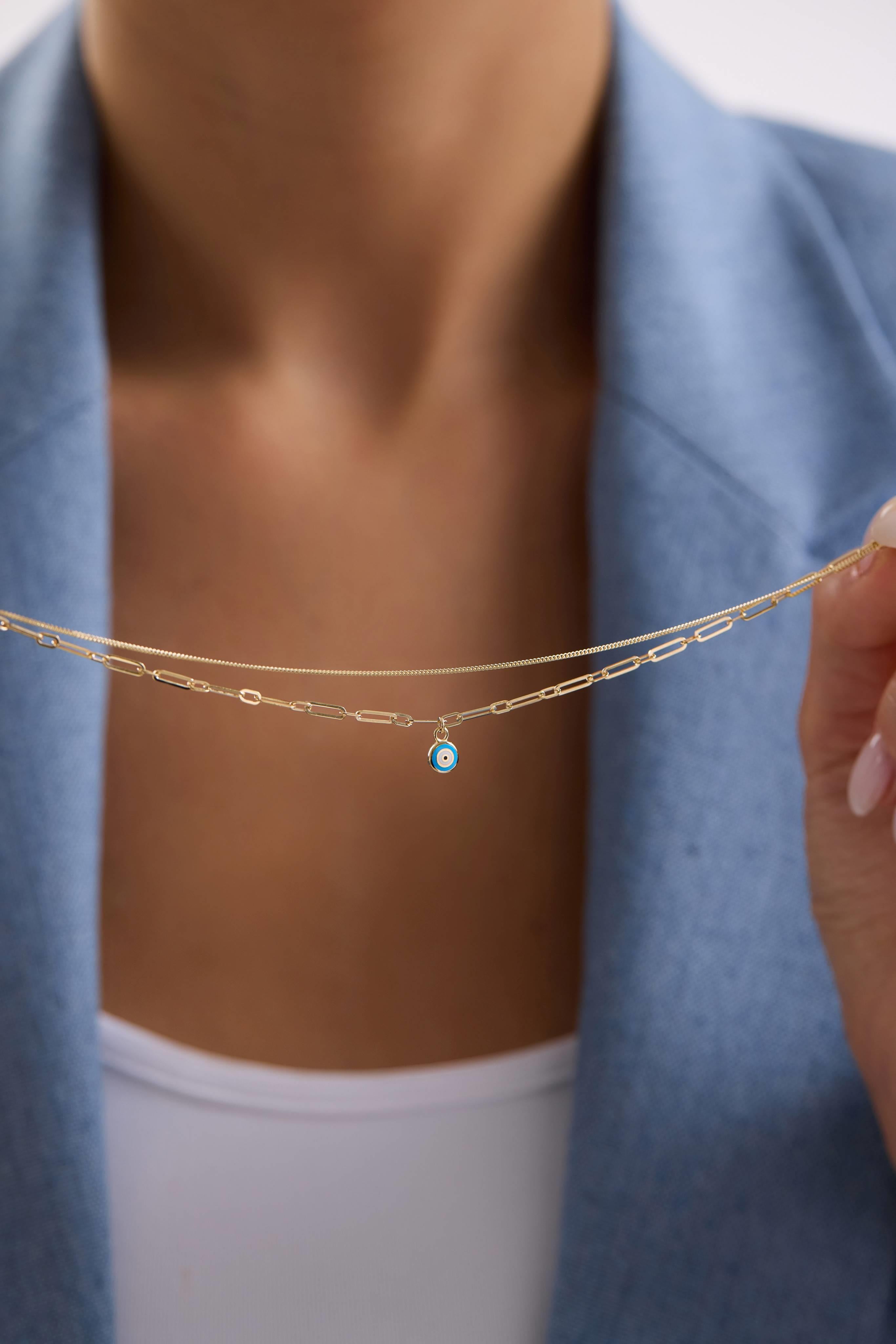 14 Ayar Altın Nazar Bileklik