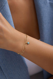 14 Ayar Altın Nazar Bileklik