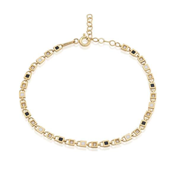 14 Ayar Altın Opera Bileklik