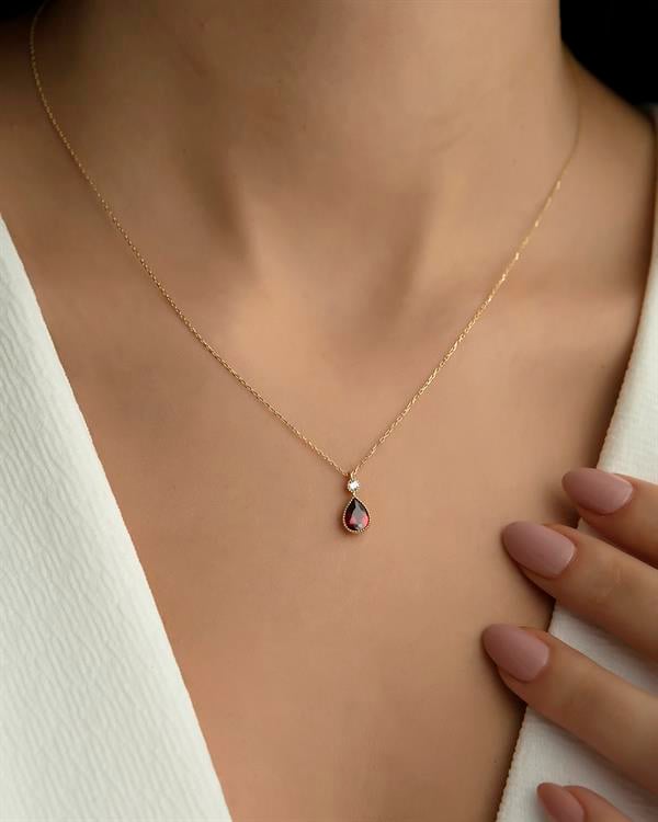 14 Ayar Altın Şans Kolye