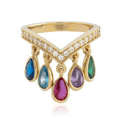 14 Ayar Altın Serçe Parmak Yüzük