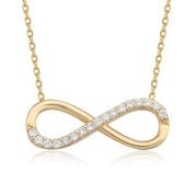 14 Ayar Altın Sonsuzluk Kolye
