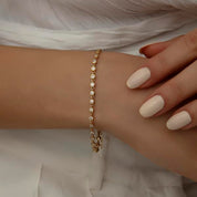 14 Ayar Altın Taşlı Bileklik