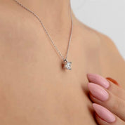 14 Ayar Altın Tektaş Kolye