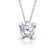 14 Ayar Altın Tektaş Kolye