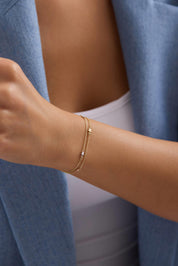 14 Ayar Altın Top Bileklik