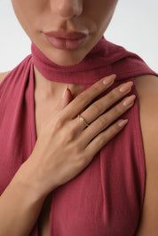 14 Ayar Antik Altın Yüzük