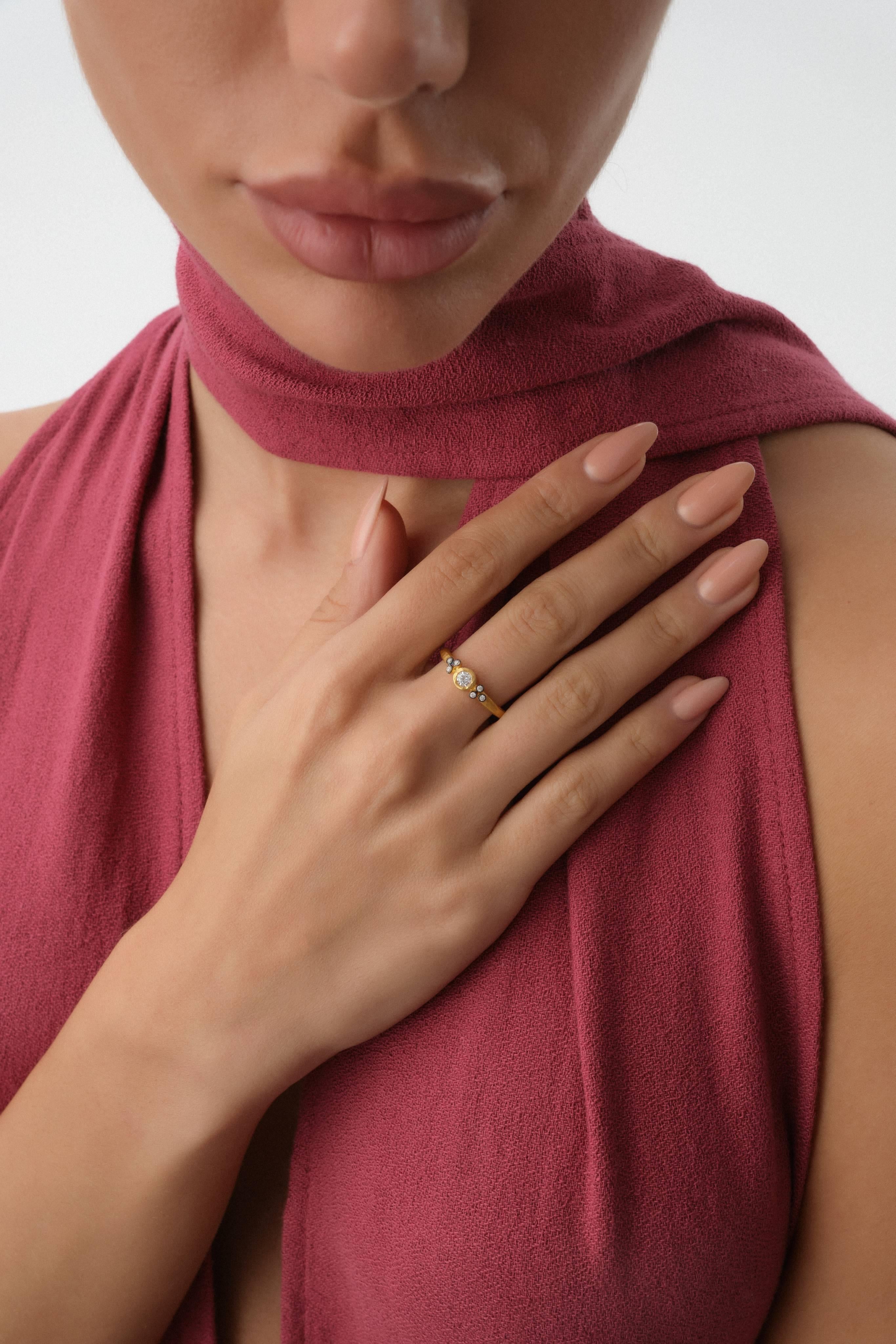 14 Ayar Antik Altın Yüzük