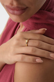 14 Ayar Antik Altın Yüzük