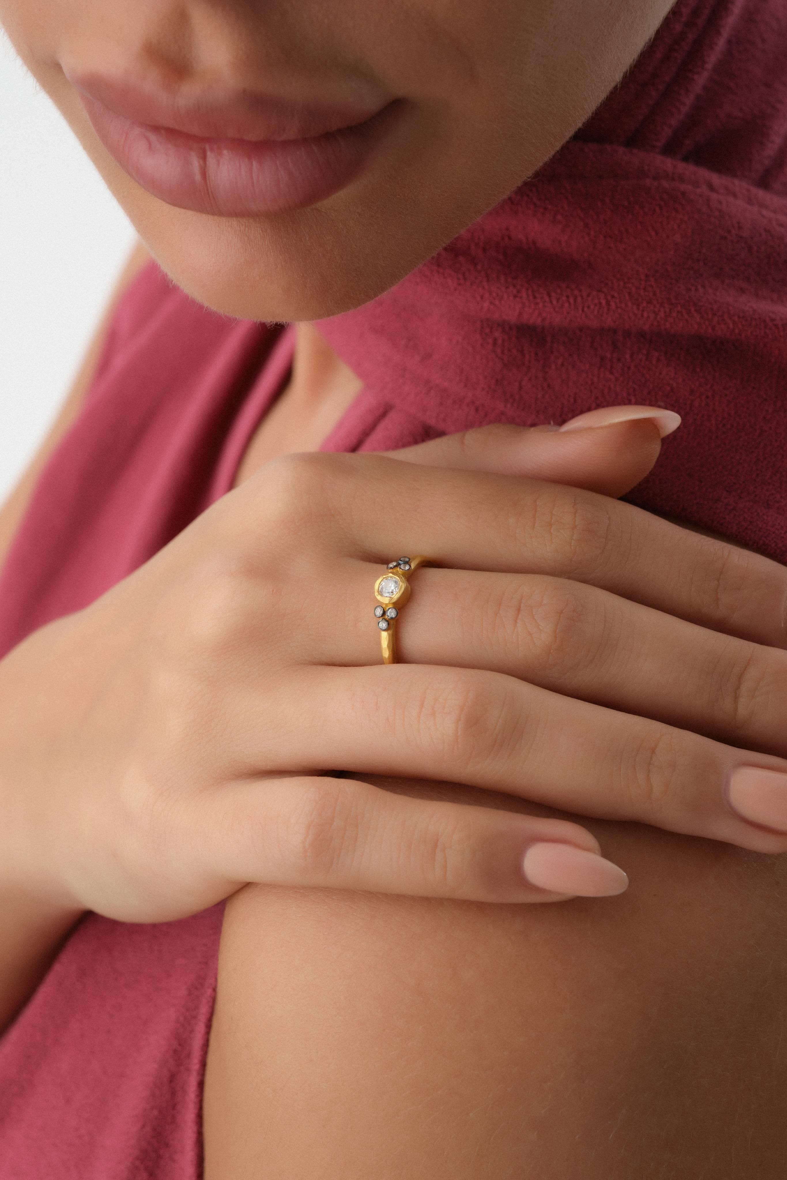 14 Ayar Antik Altın Yüzük