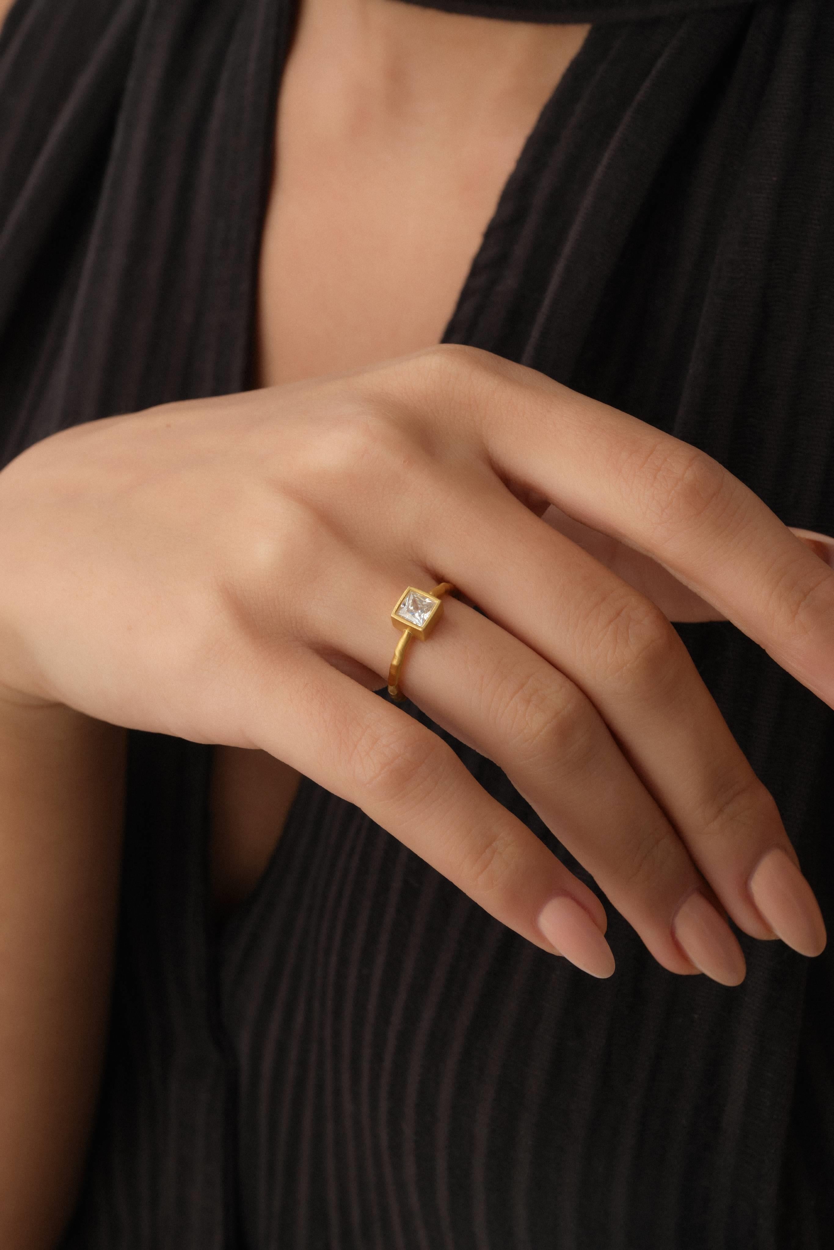 14 Ayar Antik Altın Yüzük