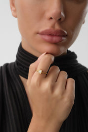 14 Ayar Antik Altın Yüzük