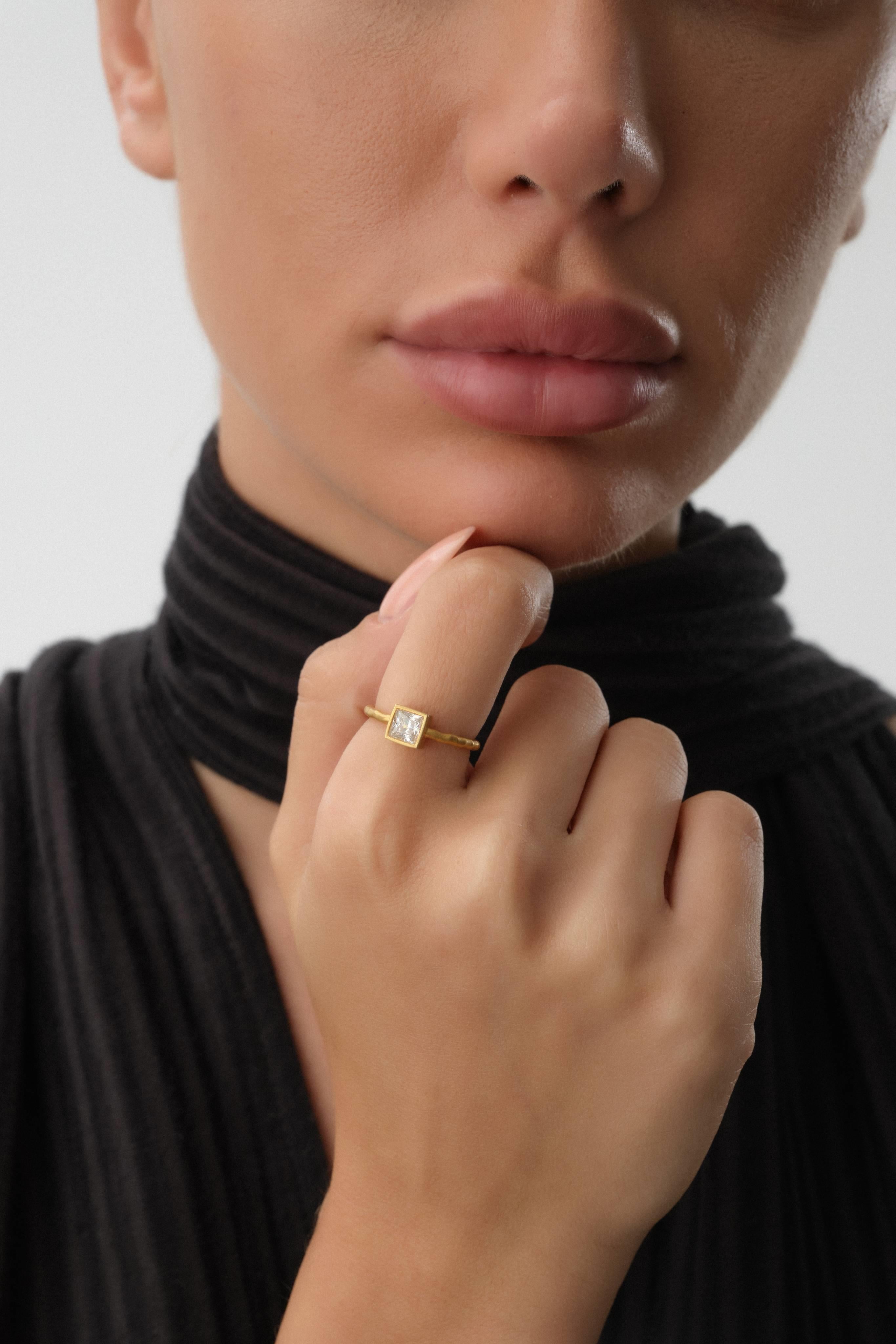 14 Ayar Antik Altın Yüzük