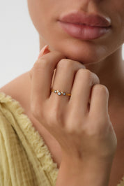 14 Ayar Antik Altın Yüzük