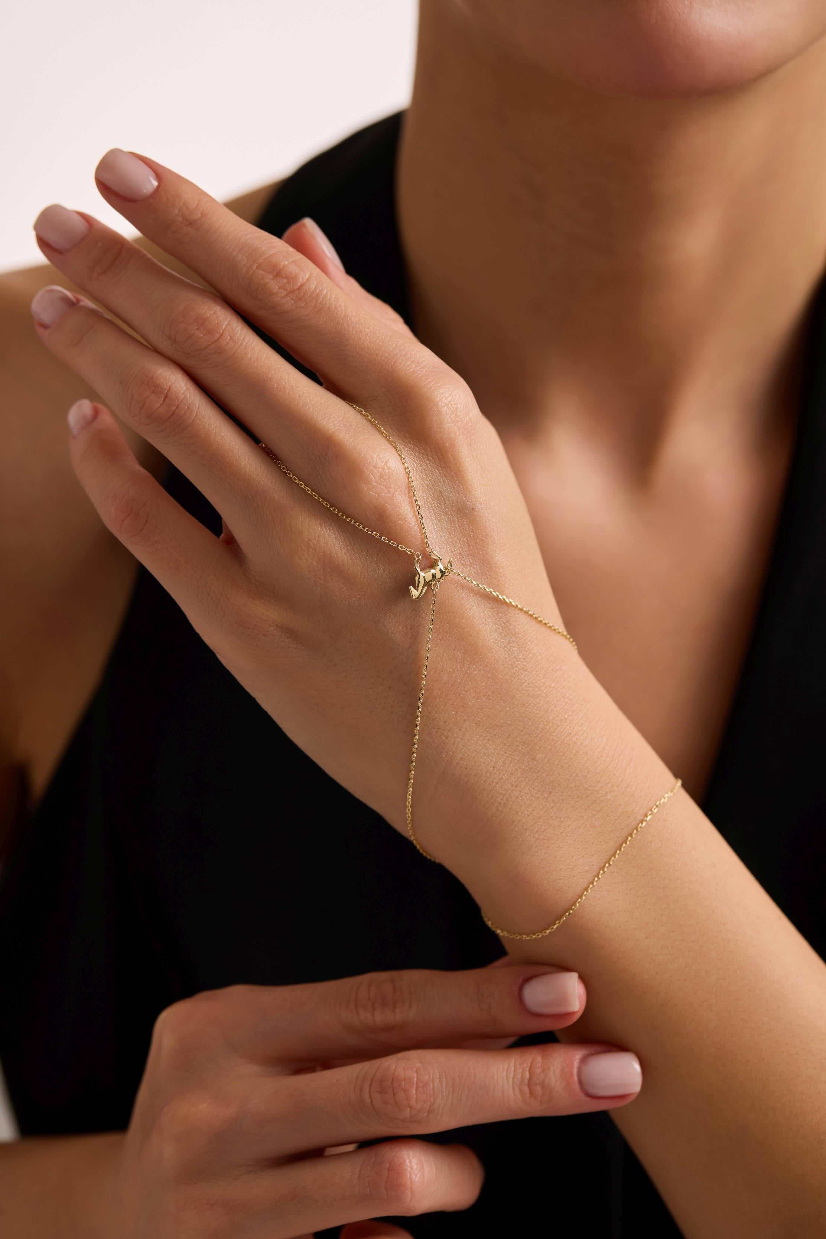 14 Ayar At Altın Şahmeran