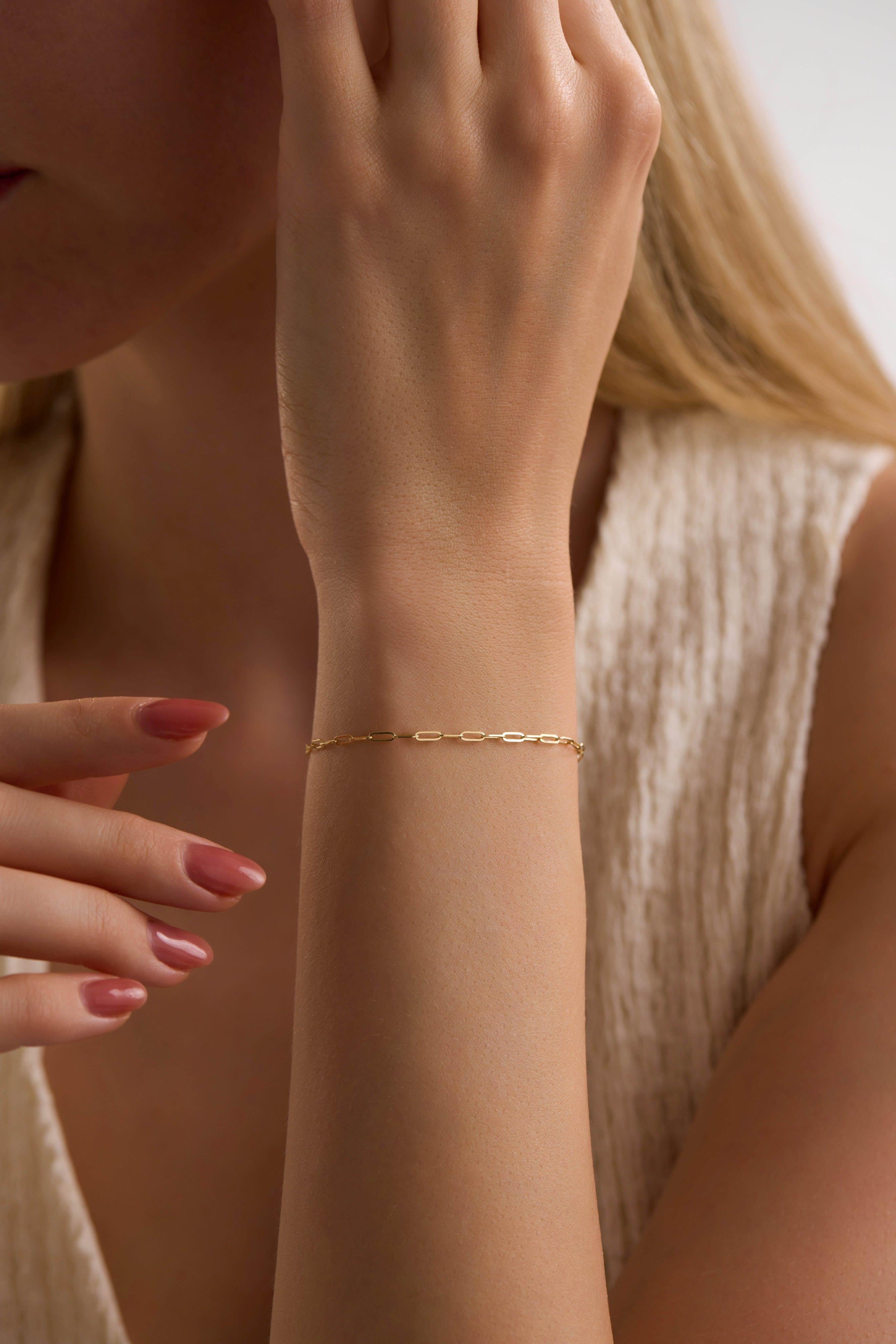 14 Ayar Ataç Altın Bileklik (1.95 mm)