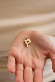 14 Ayar Büyük Kalemli Altın Kolye Ucu