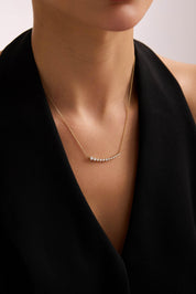 14 Ayar Damla Altın Kolye