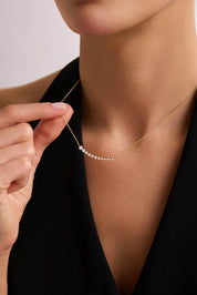 14 Ayar Damla Altın Kolye