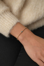 14 Ayar Doç Zincir Altın Bileklik