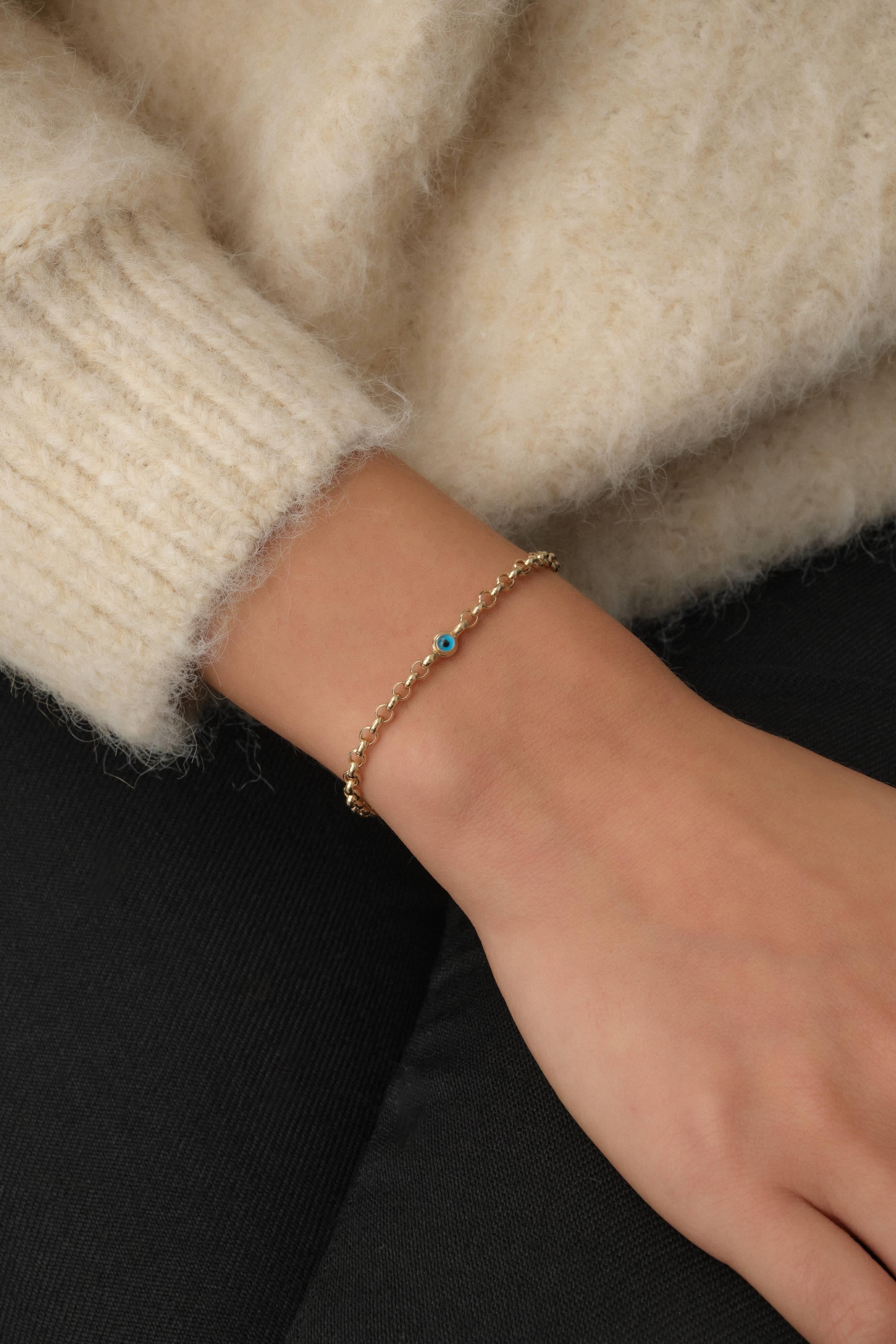 14 Ayar Doç Zincir Altın Bileklik