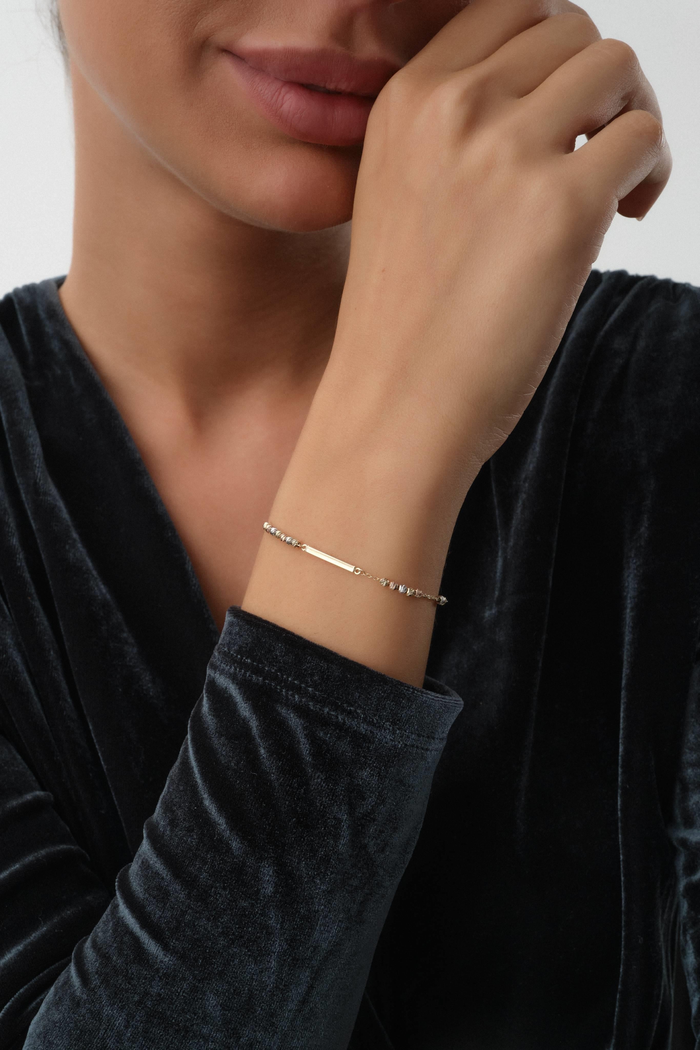 14 Ayar Dorika Altın Bileklik