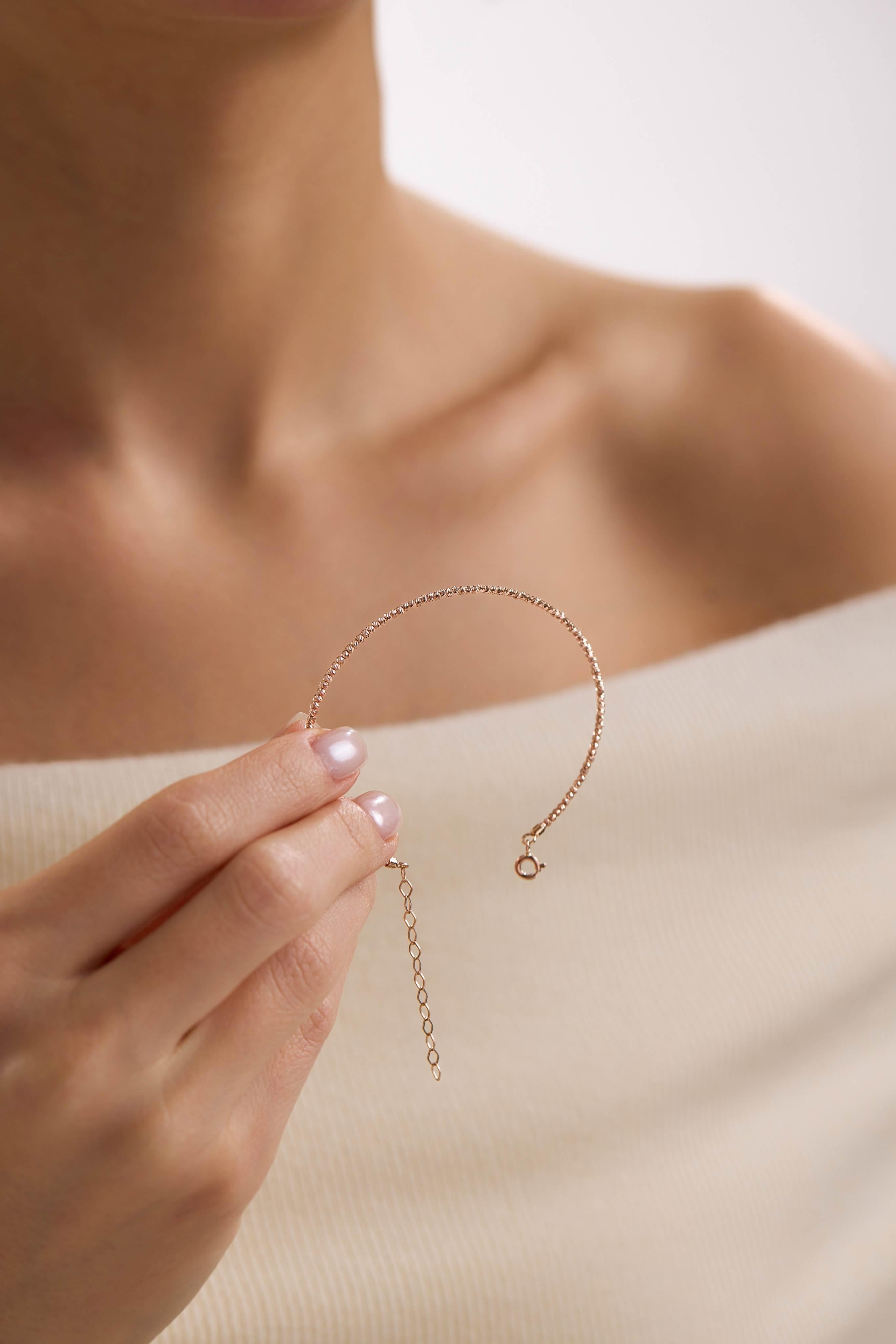 14 Ayar Dorika Altın Kelepçe (Tüm Renkler)