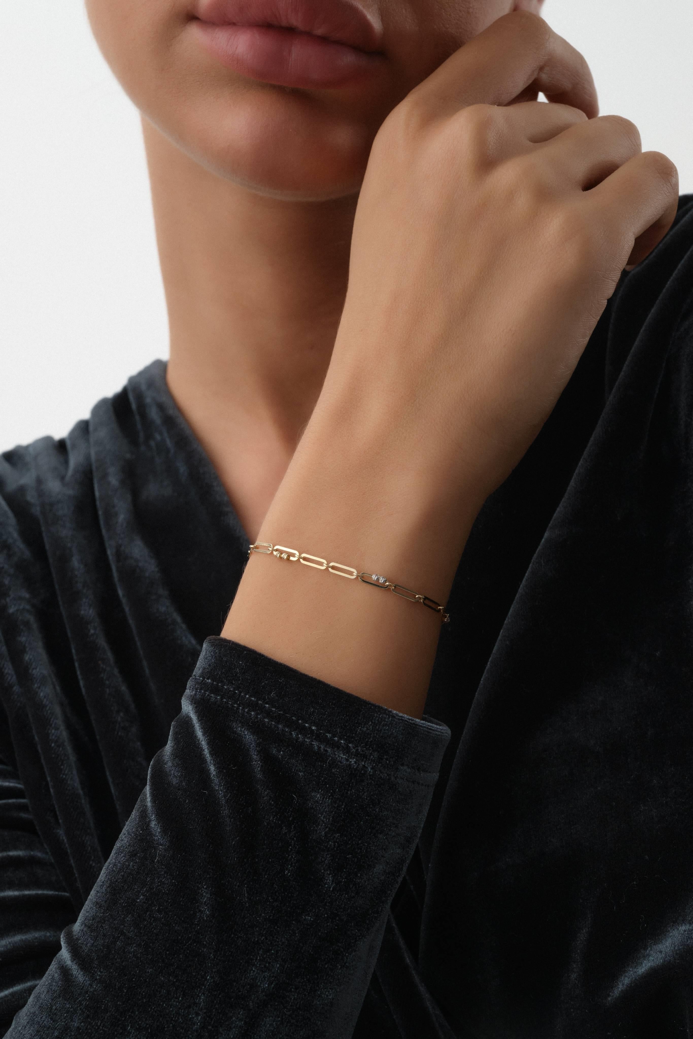 14 Ayar Dorikalı Altın Ataç Bileklik