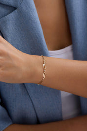 14 Ayar Dorikalı Altın Ataç Bileklik