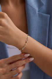 14 Ayar Dorikalı Altın Bileklik