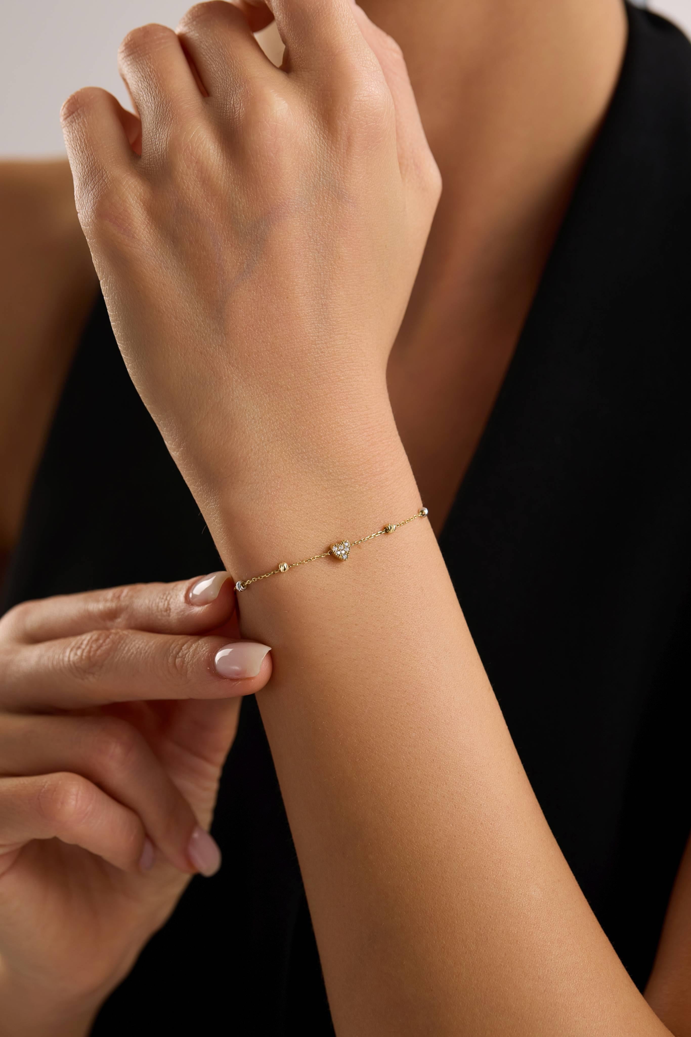 14 Ayar Kalp Altın Kolye Ucu