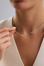 14 Ayar Dorikalı Zincir Altın Kolye