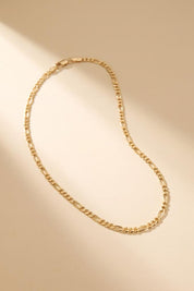 14 Ayar Figaro Altın Zincir Kolye (2.55 MM)